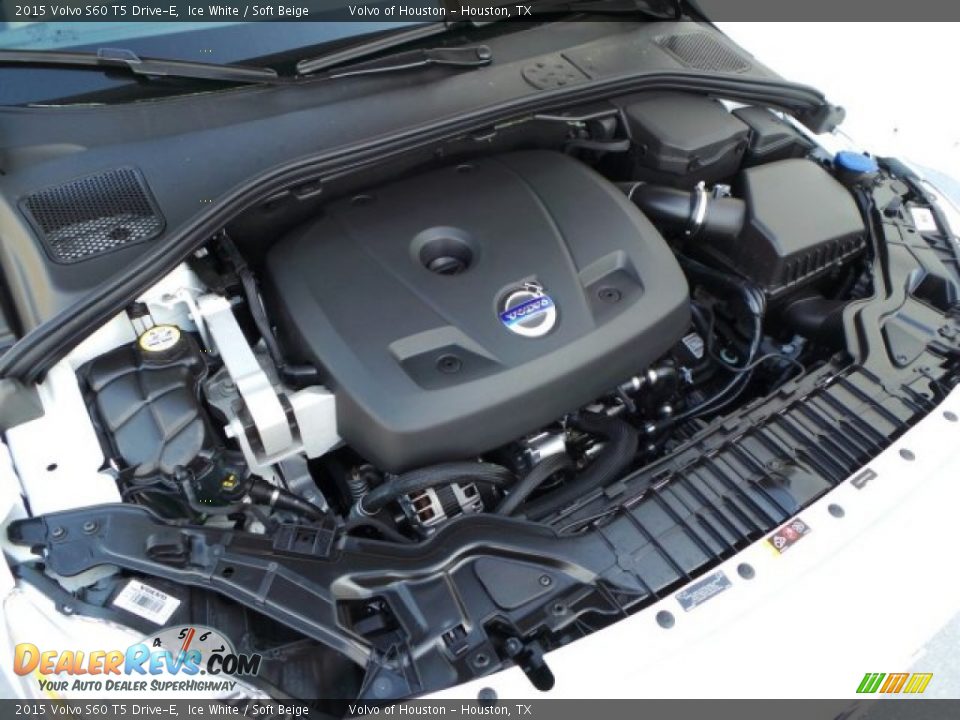 2015 Volvo S60 T5 Drive-E Ice White / Soft Beige Photo #28