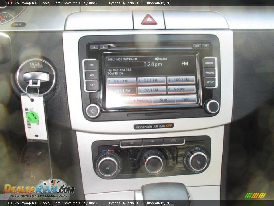 2010 Volkswagen CC Sport Light Brown Metallic / Black Photo #16