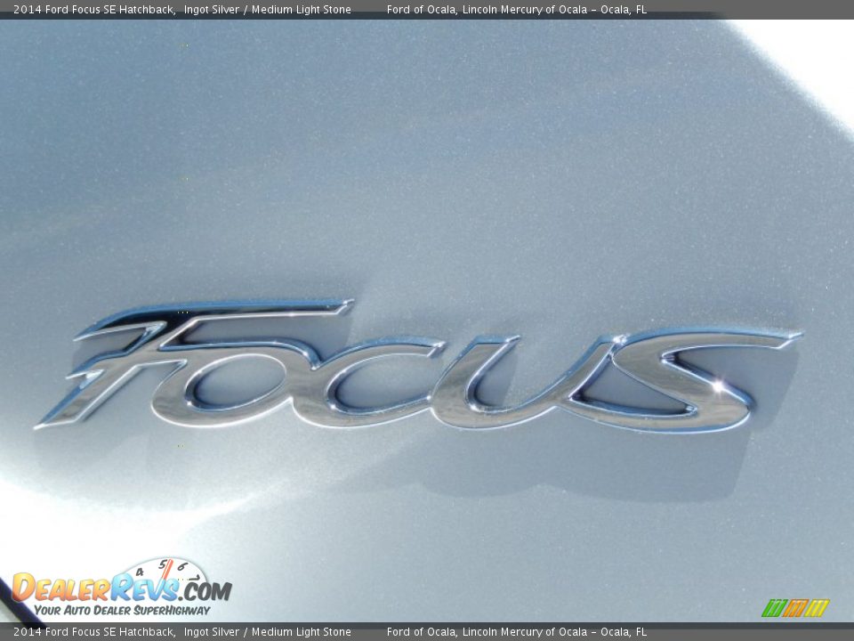 2014 Ford Focus SE Hatchback Ingot Silver / Medium Light Stone Photo #4