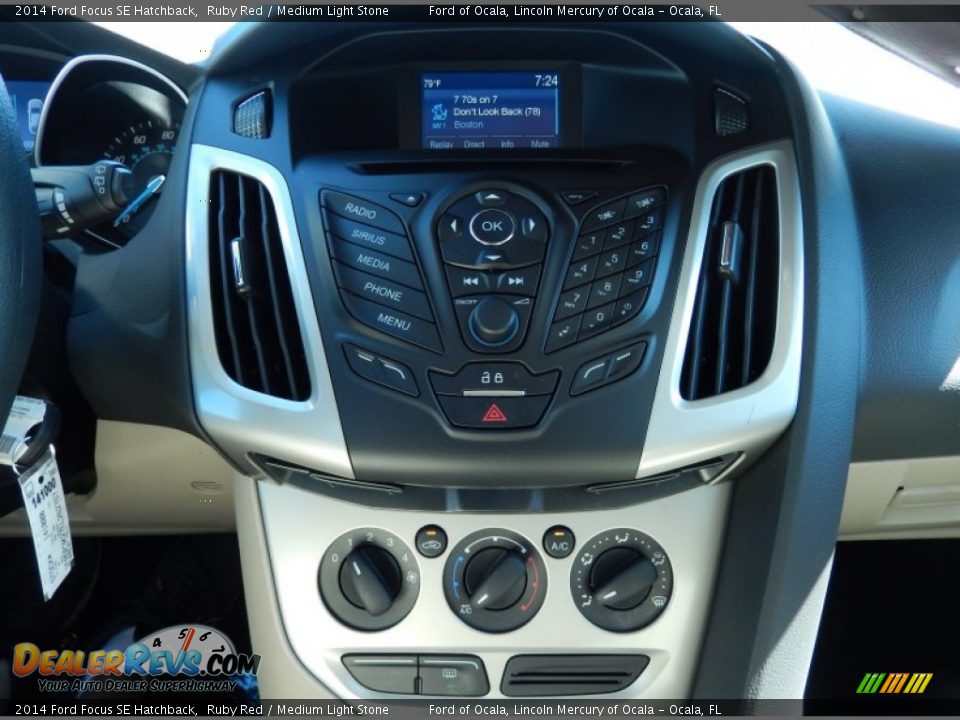 2014 Ford Focus SE Hatchback Ruby Red / Medium Light Stone Photo #11