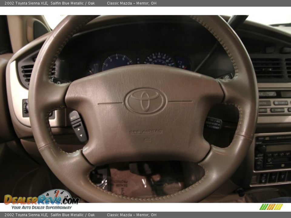 2002 Toyota Sienna XLE Steering Wheel Photo #6
