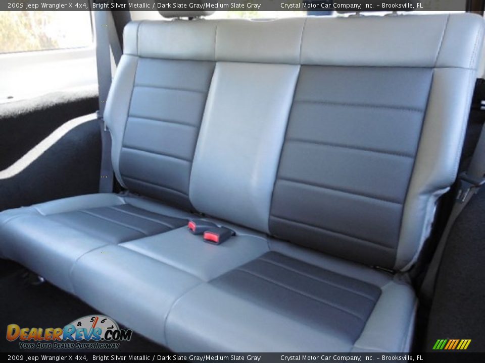 2009 Jeep Wrangler X 4x4 Bright Silver Metallic / Dark Slate Gray/Medium Slate Gray Photo #5