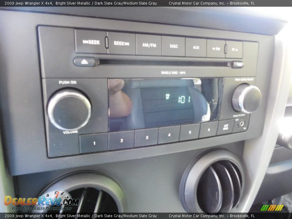2009 Jeep Wrangler X 4x4 Bright Silver Metallic / Dark Slate Gray/Medium Slate Gray Photo #20
