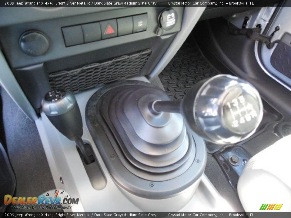 2009 Jeep Wrangler X 4x4 Bright Silver Metallic / Dark Slate Gray/Medium Slate Gray Photo #22