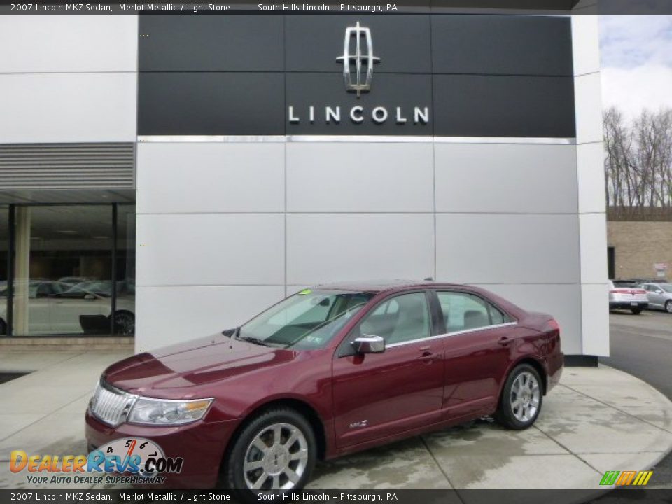 2007 Lincoln MKZ Sedan Merlot Metallic / Light Stone Photo #1
