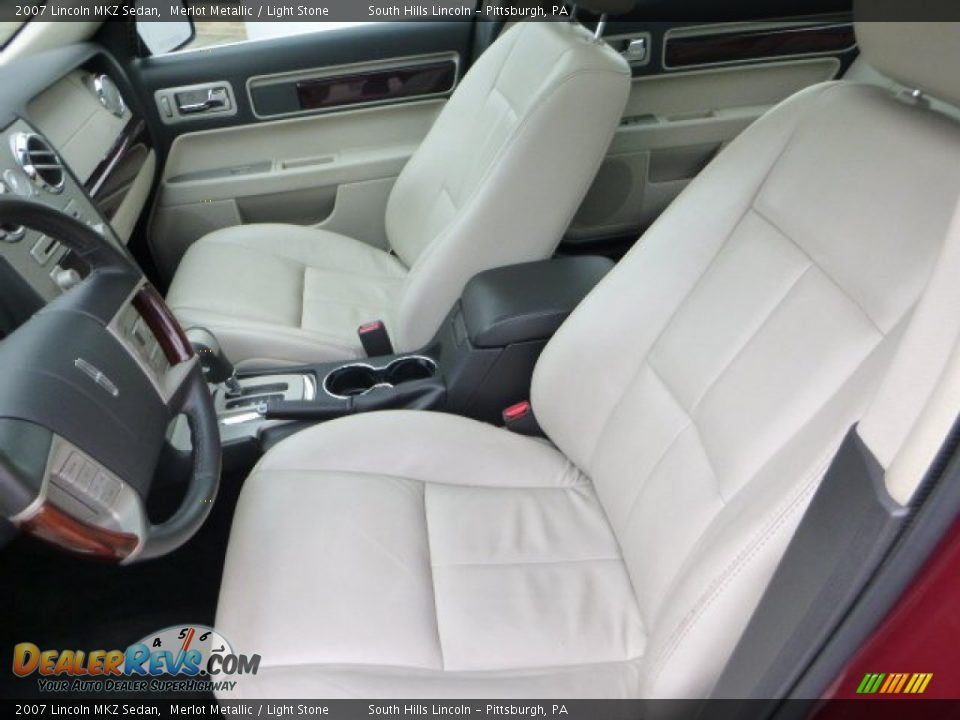 2007 Lincoln MKZ Sedan Merlot Metallic / Light Stone Photo #16