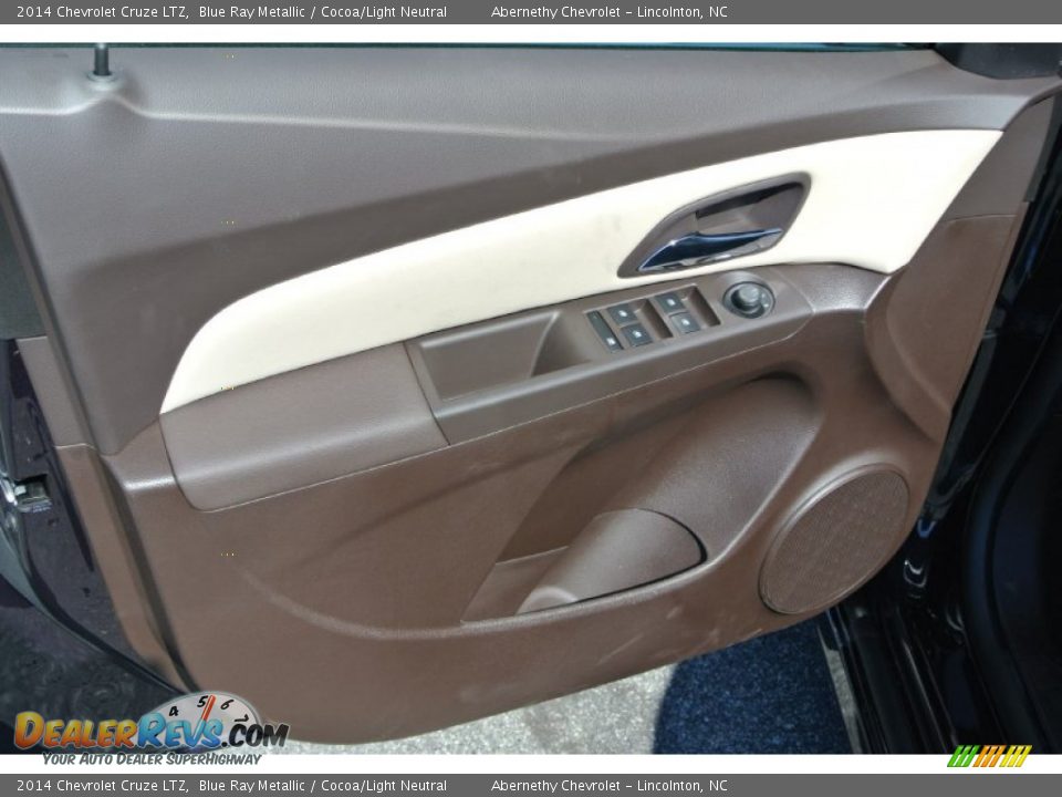 2014 Chevrolet Cruze LTZ Blue Ray Metallic / Cocoa/Light Neutral Photo #9