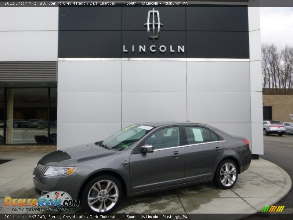 2011 Lincoln MKZ FWD Sterling Grey Metallic / Dark Charcoal Photo #1