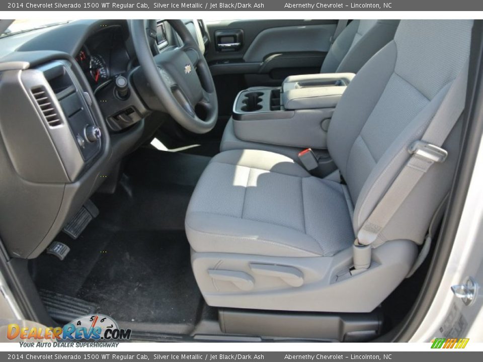 2014 Chevrolet Silverado 1500 WT Regular Cab Silver Ice Metallic / Jet Black/Dark Ash Photo #8