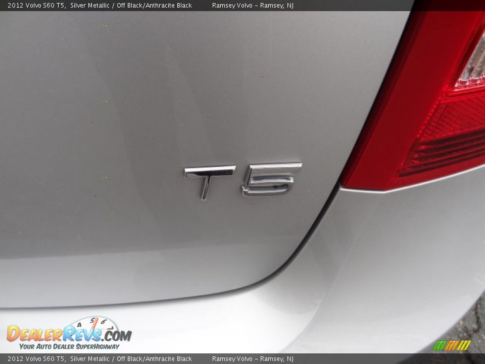 2012 Volvo S60 T5 Silver Metallic / Off Black/Anthracite Black Photo #5