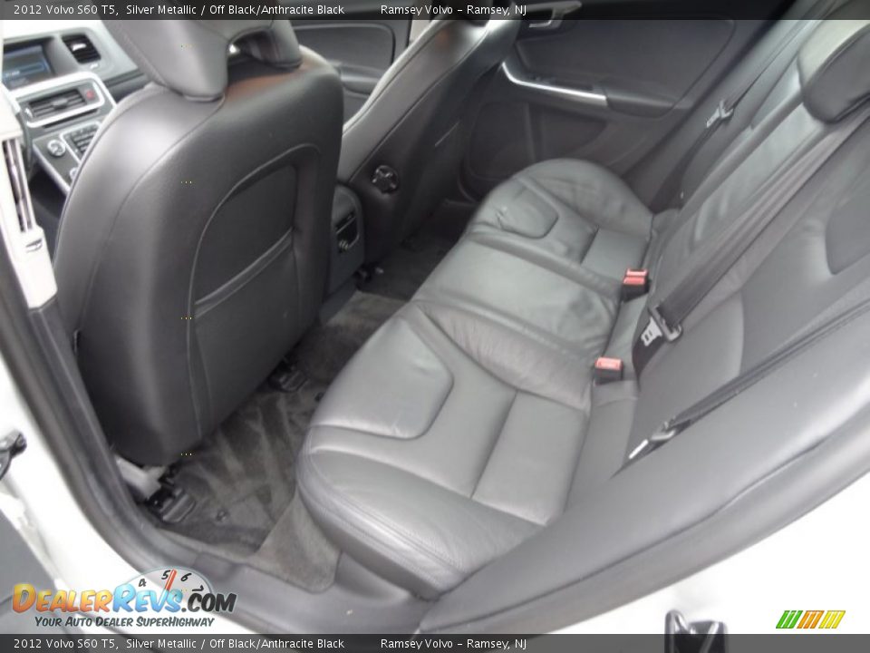 2012 Volvo S60 T5 Silver Metallic / Off Black/Anthracite Black Photo #15