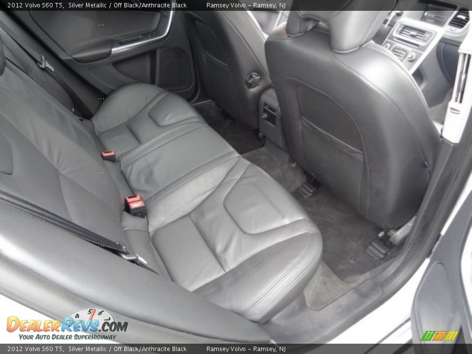 2012 Volvo S60 T5 Silver Metallic / Off Black/Anthracite Black Photo #16