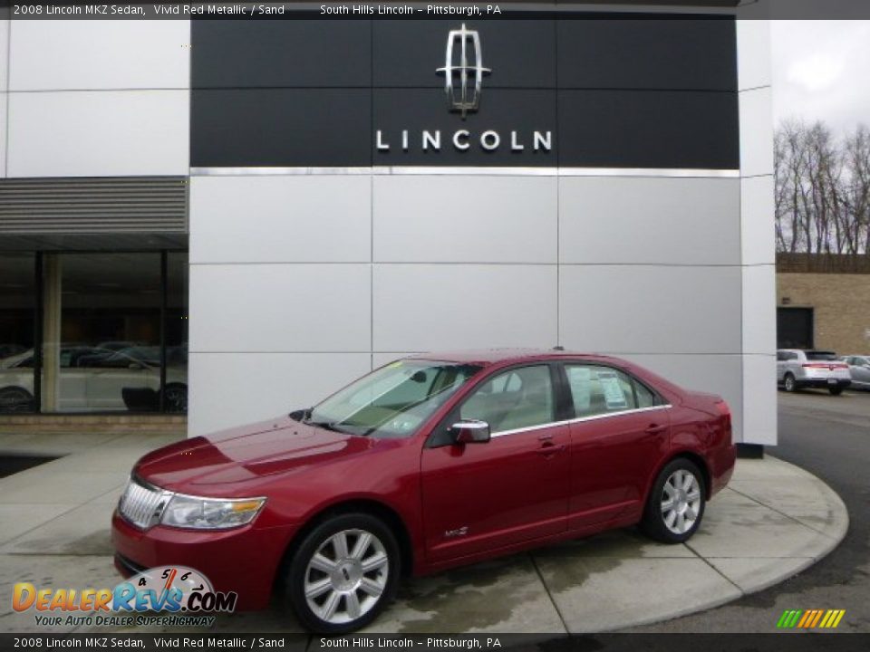 Front 3/4 View of 2008 Lincoln MKZ Sedan Photo #1