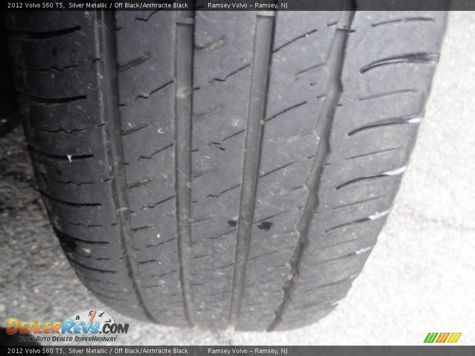 2012 Volvo S60 T5 Silver Metallic / Off Black/Anthracite Black Photo #20