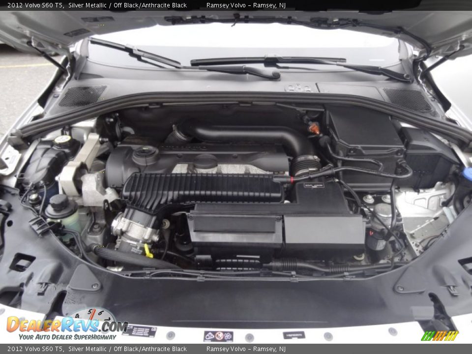 2012 Volvo S60 T5 Silver Metallic / Off Black/Anthracite Black Photo #21
