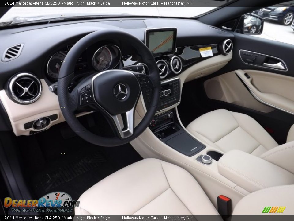 Beige Interior - 2014 Mercedes-Benz CLA 250 4Matic Photo #10