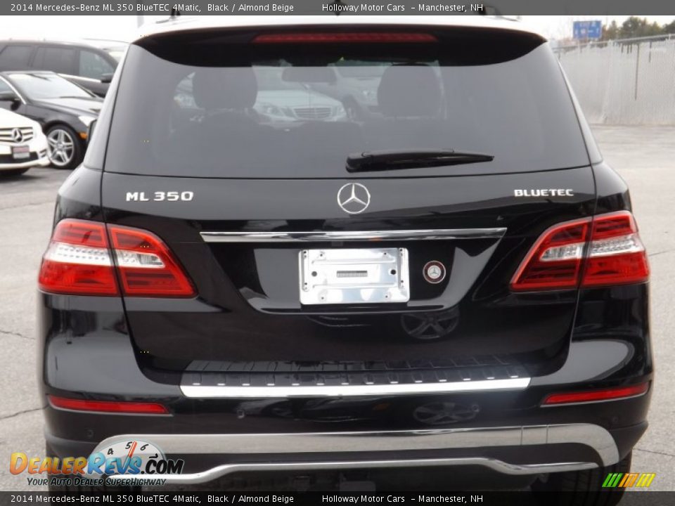 2014 Mercedes-Benz ML 350 BlueTEC 4Matic Black / Almond Beige Photo #4