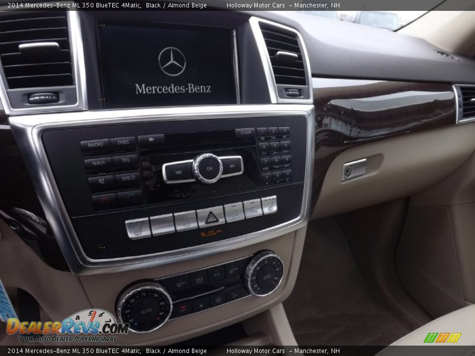 2014 Mercedes-Benz ML 350 BlueTEC 4Matic Black / Almond Beige Photo #13