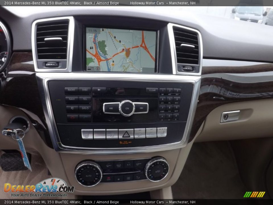 2014 Mercedes-Benz ML 350 BlueTEC 4Matic Black / Almond Beige Photo #15