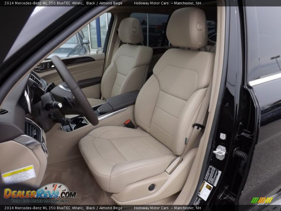 2014 Mercedes-Benz ML 350 BlueTEC 4Matic Black / Almond Beige Photo #22