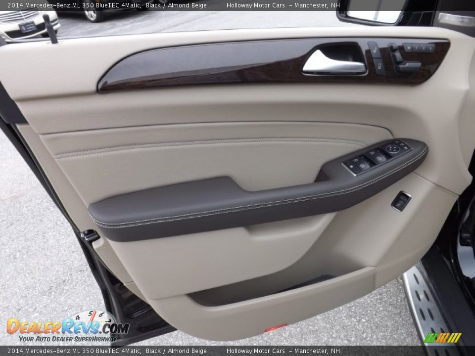 2014 Mercedes-Benz ML 350 BlueTEC 4Matic Black / Almond Beige Photo #23