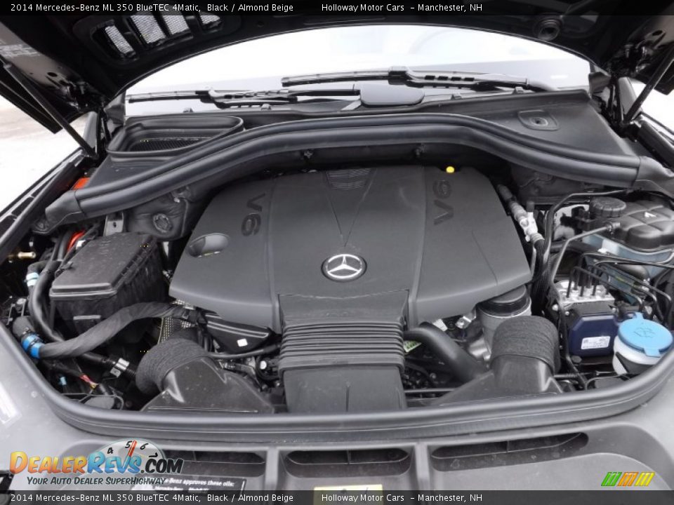 2014 Mercedes-Benz ML 350 BlueTEC 4Matic Black / Almond Beige Photo #25