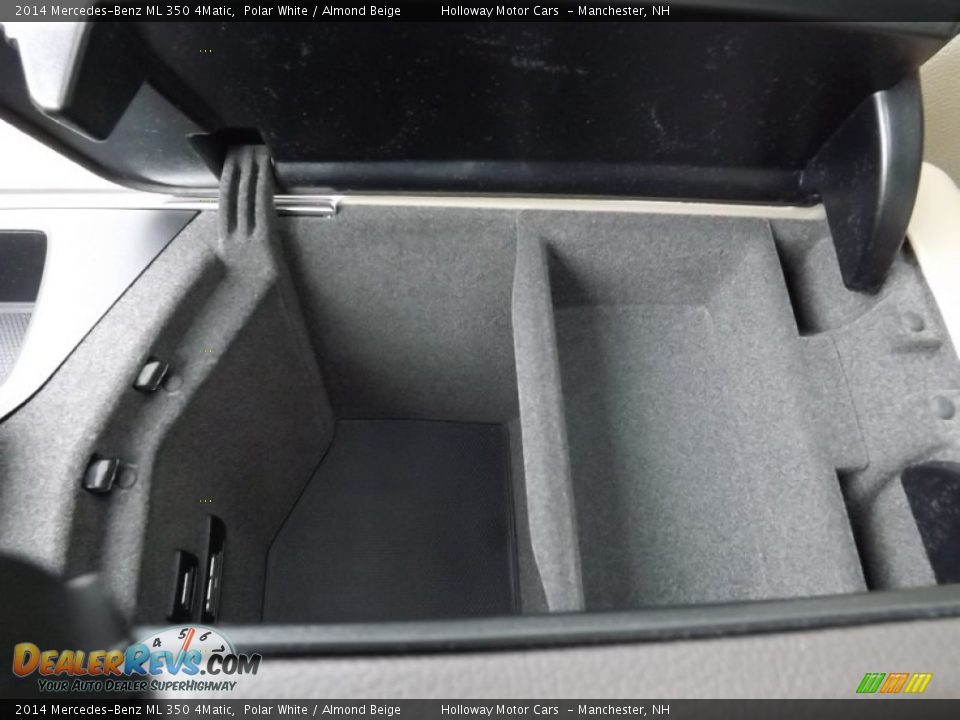 2014 Mercedes-Benz ML 350 4Matic Polar White / Almond Beige Photo #16