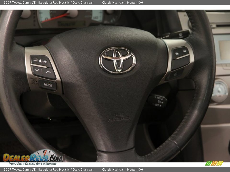 2007 Toyota Camry SE Barcelona Red Metallic / Dark Charcoal Photo #6
