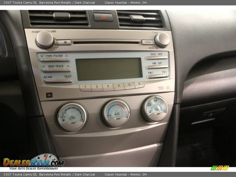 2007 Toyota Camry SE Barcelona Red Metallic / Dark Charcoal Photo #8