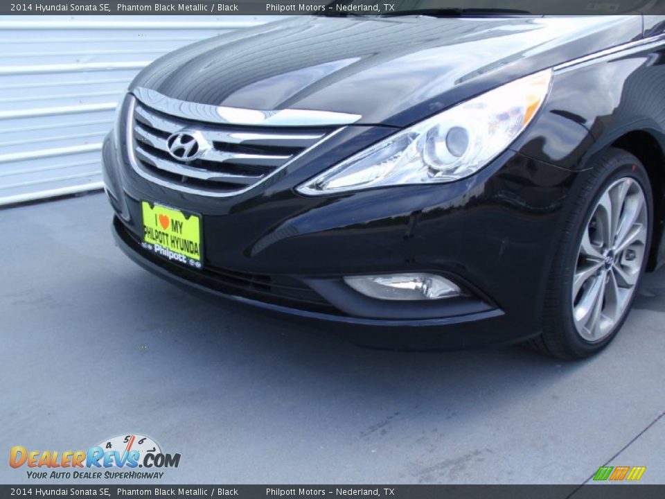 2014 Hyundai Sonata SE Phantom Black Metallic / Black Photo #11