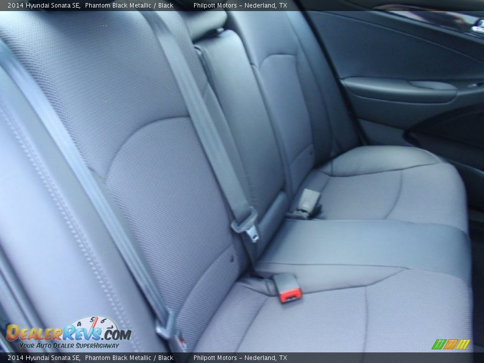 2014 Hyundai Sonata SE Phantom Black Metallic / Black Photo #20