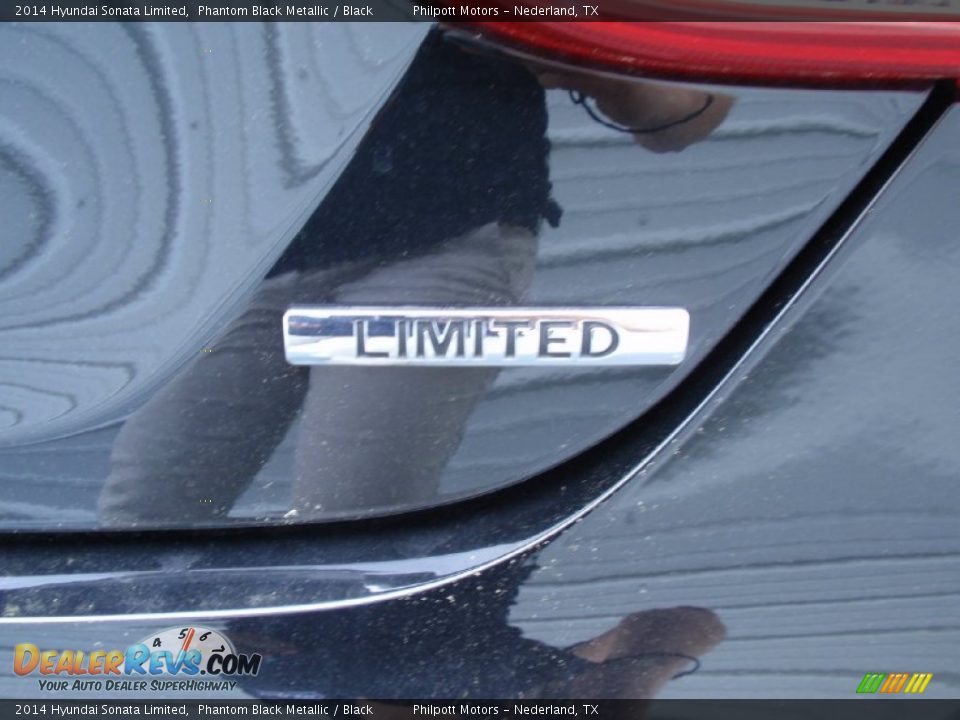 2014 Hyundai Sonata Limited Phantom Black Metallic / Black Photo #15