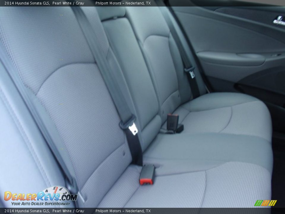 2014 Hyundai Sonata GLS Pearl White / Gray Photo #19