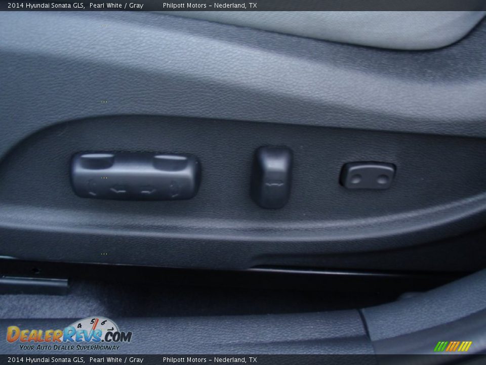 2014 Hyundai Sonata GLS Pearl White / Gray Photo #25