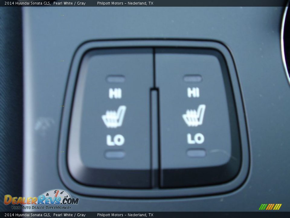 2014 Hyundai Sonata GLS Pearl White / Gray Photo #28