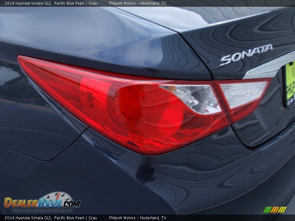 2014 Hyundai Sonata GLS Pacific Blue Pearl / Gray Photo #12