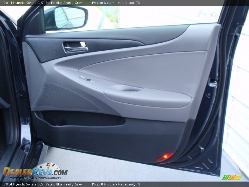 2014 Hyundai Sonata GLS Pacific Blue Pearl / Gray Photo #15