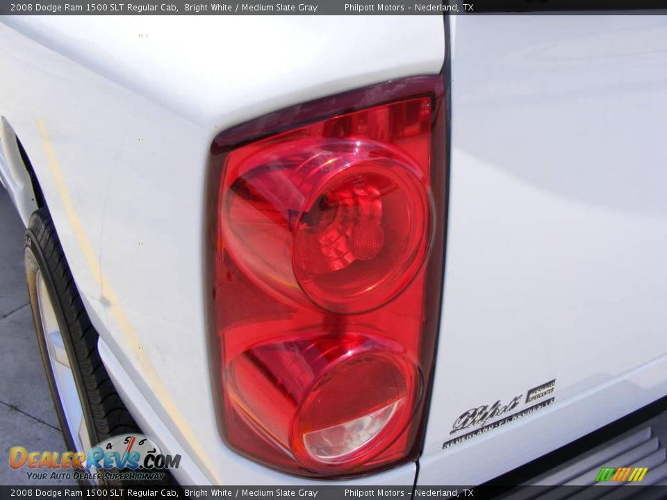 2008 Dodge Ram 1500 SLT Regular Cab Bright White / Medium Slate Gray Photo #17