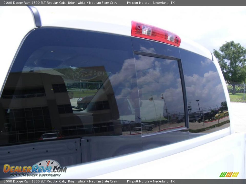 2008 Dodge Ram 1500 SLT Regular Cab Bright White / Medium Slate Gray Photo #21