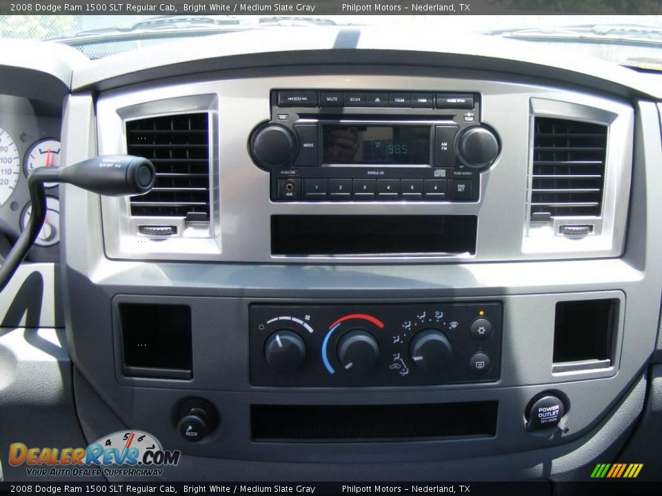 2008 Dodge Ram 1500 SLT Regular Cab Bright White / Medium Slate Gray Photo #32