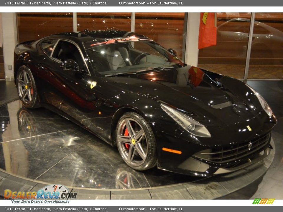 2013 Ferrari F12berlinetta Nero Pastello (Black) / Charcoal Photo #3
