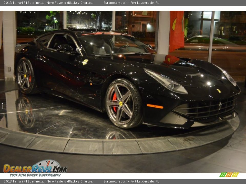 2013 Ferrari F12berlinetta Nero Pastello (Black) / Charcoal Photo #7