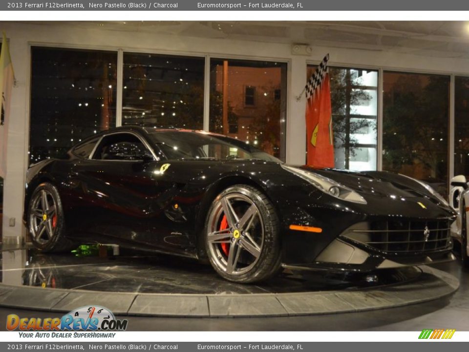 2013 Ferrari F12berlinetta Nero Pastello (Black) / Charcoal Photo #8