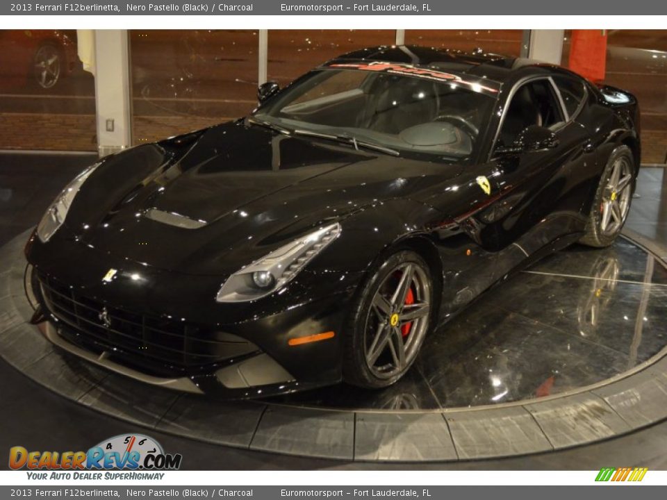 2013 Ferrari F12berlinetta Nero Pastello (Black) / Charcoal Photo #13