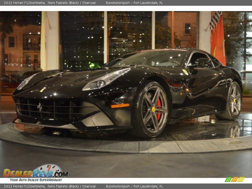 2013 Ferrari F12berlinetta Nero Pastello (Black) / Charcoal Photo #14