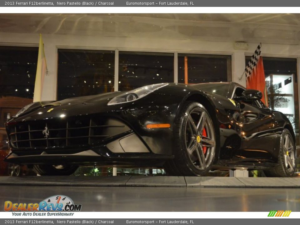2013 Ferrari F12berlinetta Nero Pastello (Black) / Charcoal Photo #15