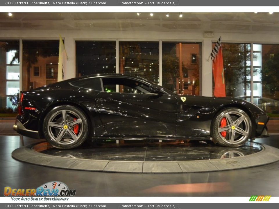 2013 Ferrari F12berlinetta Nero Pastello (Black) / Charcoal Photo #31