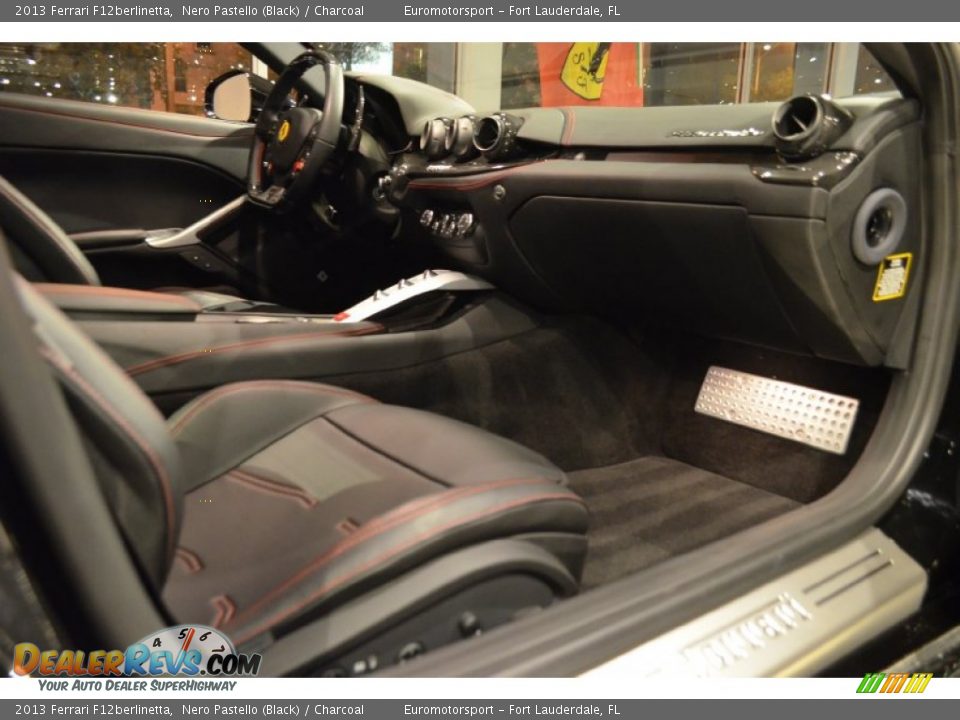 2013 Ferrari F12berlinetta Nero Pastello (Black) / Charcoal Photo #35