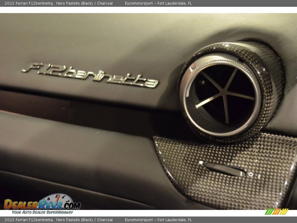 2013 Ferrari F12berlinetta Nero Pastello (Black) / Charcoal Photo #38