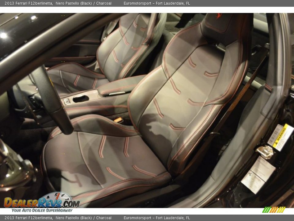 2013 Ferrari F12berlinetta Nero Pastello (Black) / Charcoal Photo #43